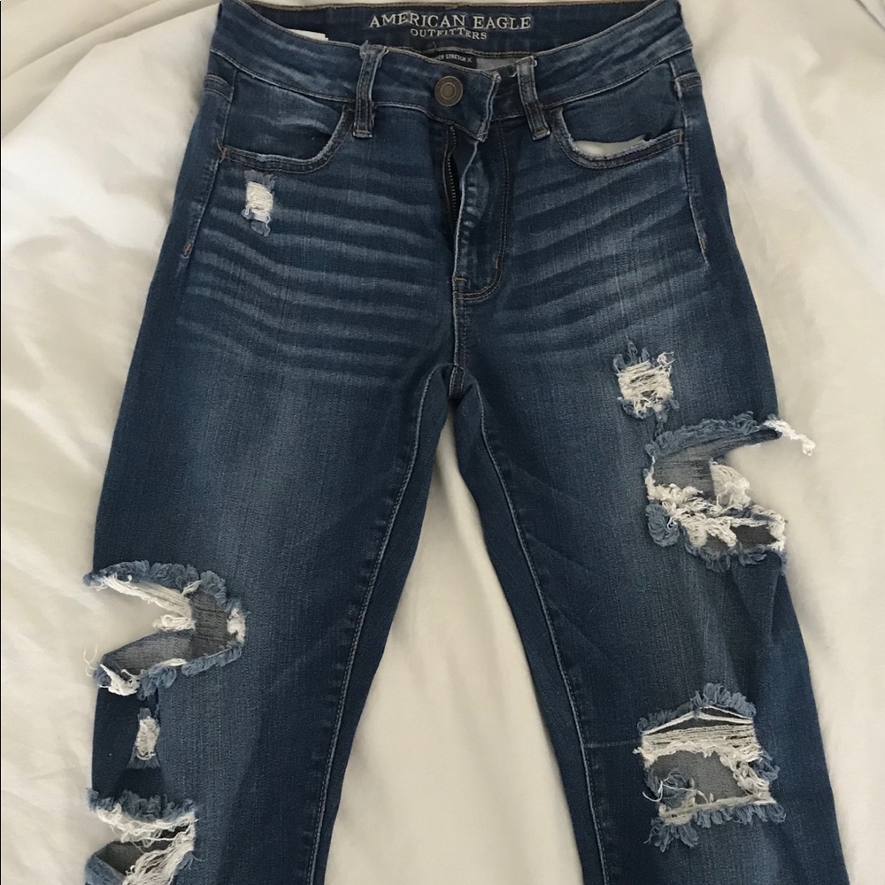 American Eagle Ripped Skinny Jeans